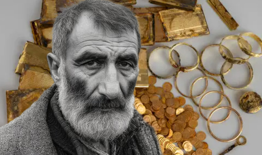 Hikers Find Hidden Treasure Trove Of Gold Hidden In A Stone Wall